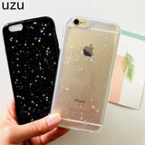 luxury glitter case for iphone 8 plus x 10 bling shell phone cases Twinkle stars etui for iphone 7 6 6s plus full soft fundas