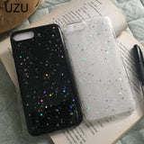 luxury glitter case for iphone 8 plus x 10 bling shell phone cases Twinkle stars etui for iphone 7 6 6s plus full soft fundas