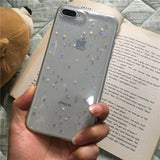 luxury glitter case for iphone 8 plus x 10 bling shell phone cases Twinkle stars etui for iphone 7 6 6s plus full soft fundas