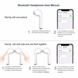 Bluetooth Earphone Twins Headphones Phone Sport Headset in Ear Buds Wireless Stereo Earphones Earpiece For Smartphone