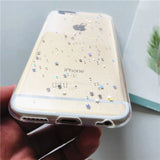 luxury glitter case for iphone 8 plus x 10 bling shell phone cases Twinkle stars etui for iphone 7 6 6s plus full soft fundas