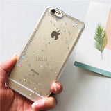 luxury glitter case for iphone 8 plus x 10 bling shell phone cases Twinkle stars etui for iphone 7 6 6s plus full soft fundas