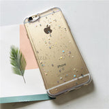luxury glitter case for iphone 8 plus x 10 bling shell phone cases Twinkle stars etui for iphone 7 6 6s plus full soft fundas