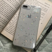 Glitter star case for iphone 8 7 6 6s plus x 10 6plus 7plus 8plus soft silicone bling cases etui for iphone 7 plus stars cover