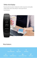 Smart Bracelet Heart Rate Monitor Wristband ID107Plus Multi sports VeryfitPro Fitness Tracker