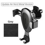 Car Phone Holder For iPhone X 8 7 6 6s Plus Samsung Air Vent Metal Universal Stand For 4-6 Inch Smartphone