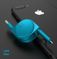 Cable USB retractable pour Apple