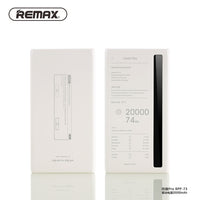 Remax Fast Charge Power-Bank 20000mah Backup External Batteries Dual USB Type C With LED Poverbank 20000 Mobile Phone Charger