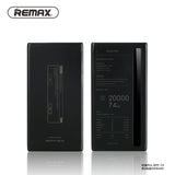 Remax Fast Charge Power-Bank 20000mah Backup External Batteries Dual USB Type C With LED Poverbank 20000 Mobile Phone Charger