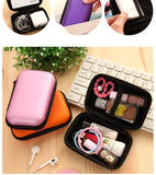 Phone Cable Data Line Storage Charger Package Earphone Headset Storages Jewelry Hair Accessories Box Make Up Bag Zipper M0029