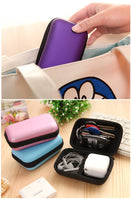 Phone Cable Data Line Storage Charger Package Earphone Headset Storages Jewelry Hair Accessories Box Make Up Bag Zipper M0029