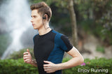 Wavefun bluetooth headphones IPX7 waterproof wireless headphone sports bass bluetooth earphone with mic for phone iPhone xiaomi