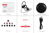 Wavefun bluetooth headphones IPX7 waterproof wireless headphone sports bass bluetooth earphone with mic for phone iPhone xiaomi