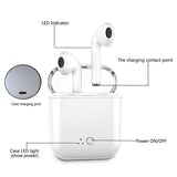 New Twins Bluetooth Earphone Stereo Headphones Sport Headset Bluetooth 4.2 Wireless Mini Earphones Earpiece for Phone Xiaomi
