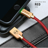 Cable USB pour iPhone iPod iPad compatible 5 6 7 8 X XS XR Auto Disconnect Fast Charging Data