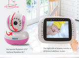 Wireless Camera 3.5 inch LCD Baby Video Audio Monitor Digital Baby Nanny CAM PAN Night Vision Babyphone Two Way Radio Babysitter