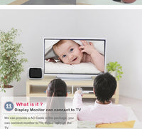 Wireless Camera 3.5 inch LCD Baby Video Audio Monitor Digital Baby Nanny CAM PAN Night Vision Babyphone Two Way Radio Babysitter