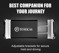 Tomkas 360 Degree Rotatable Car Phone Holder Universal Smartphone Mobile Phone Holder Stand Support Car Phone Stand Air Vent