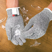 Paire de gants anti coupures - Tout simplement la meilleure protection qui existe contre les coupures du quotidien (cuisine, jardinage, bricolage) - Protection de niveau 5 conforme à la norme Euro