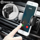 Tomkas 360 Degree Rotatable Car Phone Holder Universal Smartphone Mobile Phone Holder Stand Support Car Phone Stand Air Vent