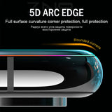 Tempered Screen Protector 5D Curved Edge Glass For iPhone