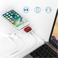 Adaptateur Lightning Audio Charge, Double Port Lightning Adaptateur, Ecouter Musique et Charger Votre iPhone