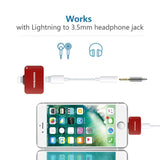 Adaptateur Lightning Audio Charge, Double Port Lightning Adaptateur, Ecouter Musique et Charger Votre iPhone