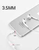 Prise casque Adaptateur, connecteur iPhone 7 à 3.5mm AUX Femelle Audio Jack Ecouteur Jack stéréo pour iPhone