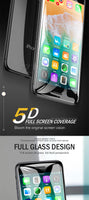 Tempered Screen Protector 5D Curved Edge Glass For iPhone