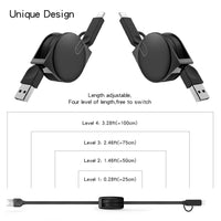 Cable USB retractable pour Apple