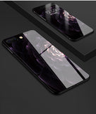 Tempered Glass Phone Case For iPhone 8 7 6 6s Plus Case Rose Floral Flower Shockproof Back Cover For iPhone 7 8 Plus Shell