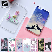 TAOYUNXI Soft TPU Case For iPhone 5S 6S 5 6 Cases Cover For iPhone 6 6S 8 7 Plus Pro Case For iPhone SE 6C 5G 6G Cover Coque TPU