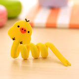 Lovely Cartoon Storage Wire Earphone Cable Winder Protector Cable Organizer Phone Wire Storage Charger Protetor Office Storage