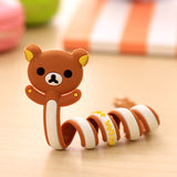 Lovely Cartoon Storage Wire Earphone Cable Winder Protector Cable Organizer Phone Wire Storage Charger Protetor Office Storage