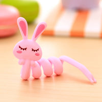 Lovely Cartoon Storage Wire Earphone Cable Winder Protector Cable Organizer Phone Wire Storage Charger Protetor Office Storage