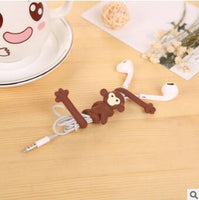 Lovely Cartoon Storage Wire Earphone Cable Winder Protector Cable Organizer Phone Wire Storage Charger Protetor Office Storage