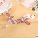 Lovely Cartoon Storage Wire Earphone Cable Winder Protector Cable Organizer Phone Wire Storage Charger Protetor Office Storage