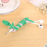 Lovely Cartoon Storage Wire Earphone Cable Winder Protector Cable Organizer Phone Wire Storage Charger Protetor Office Storage