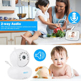 Wireless Camera 3.5 inch LCD Baby Video Audio Monitor Digital Baby Nanny CAM PAN Night Vision Babyphone Two Way Radio Babysitter