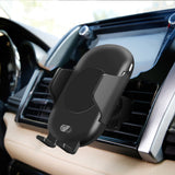 Fast Wireless Car Charger Automatic Induction Car Mount Air Vent Phone Holder Cradle for iPhone 8/ 8 Plus/ X Samsung S9 S8