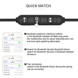 Bluetooth Earphone Wireless Headphone Metal Sports SweatProof Earpiece Magnetic Headset For Smartphone