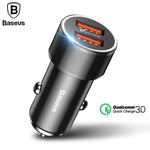 Chargeur duo de voiture rapide 3.0