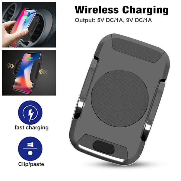 Fast Wireless Car Charger Automatic Induction Infrared Sensor Car Mount Air Vent Phone Holder For iPhone X 8 Plus Samsung S8 S9