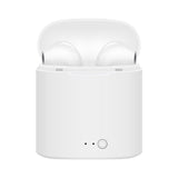 Bluetooth headset Hands stereo Earbud earphone with mic double earpiece for smartphone
