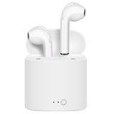 Bluetooth headset Hands stereo Earbud earphone with mic double earpiece for smartphone