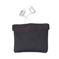 Leather Earphone Bag Headphone Accessories Storage Mini Earbuds Protective Package Case For Cable