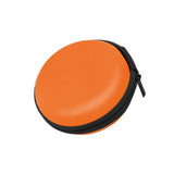 Overfly Portable Case for Headphones Case Mini Zippered Round Storage Hard Bag Headset Box for Earphone Case SD TF Cards