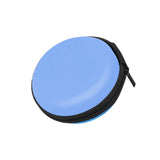 Overfly Portable Case for Headphones Case Mini Zippered Round Storage Hard Bag Headset Box for Earphone Case SD TF Cards