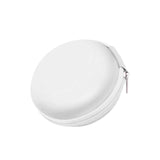 Overfly Portable Case for Headphones Case Mini Zippered Round Storage Hard Bag Headset Box for Earphone Case SD TF Cards
