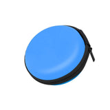 Overfly Portable Case for Headphones Case Mini Zippered Round Storage Hard Bag Headset Box for Earphone Case SD TF Cards